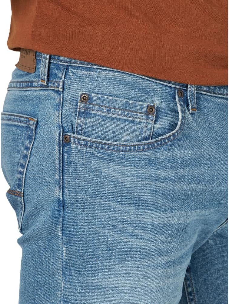 Wrangler Authentics Herren Slim Fit Straight Leg Jeans 32W / 34L Beckett, 32W / 34L Beckett