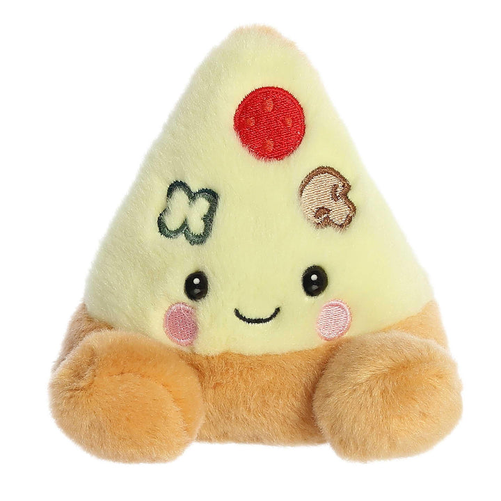 Aurora Adorable Palm Pals Peppa Pizza Slice Stuffed Animal - Pocket-Sized Fun - On-The-Go Play - Bro