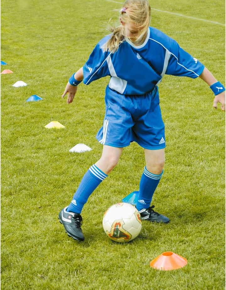 Sport-Thieme Markierungshauben-Set | ø 30 cm | Vielseitige Trainingshilfe | 30 Hauben in 3 Farben |