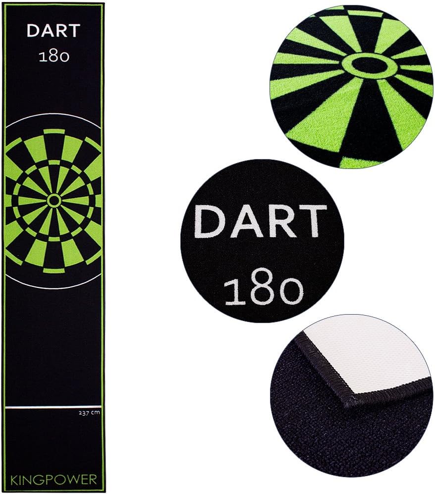 Kingpower Dart Darts Teppich Dartteppich Dartmatte 290x60 cm Steeldart Dartpfeile Dartboard Zubehör
