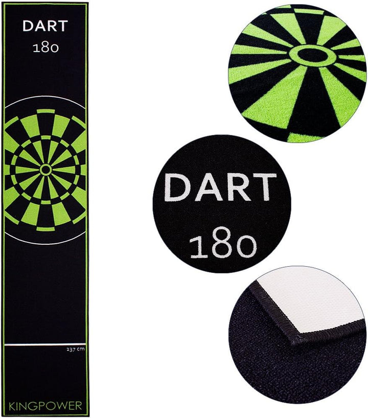 Kingpower Dart Darts Teppich Dartteppich Dartmatte 290x60 cm Steeldart Dartpfeile Dartboard Zubehör
