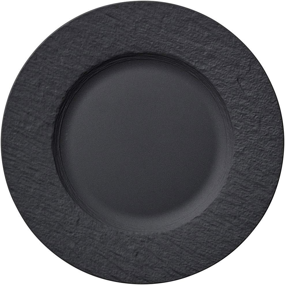 Villeroy & Boch - Manufacture Rock Schale flach, 1100 ml, 23 cm, schwarz & Villeroy und Boch - Manuf