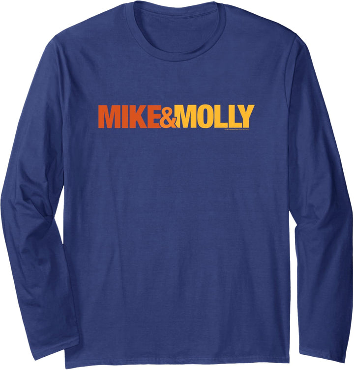 Mike & Molly Logo Langarmshirt