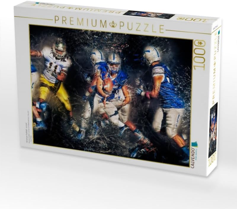 CALVENDO Puzzle American Football - so cool 1000 Teile Lege-Grösse 64 x 48 cm Foto-Puzzle Bild von P