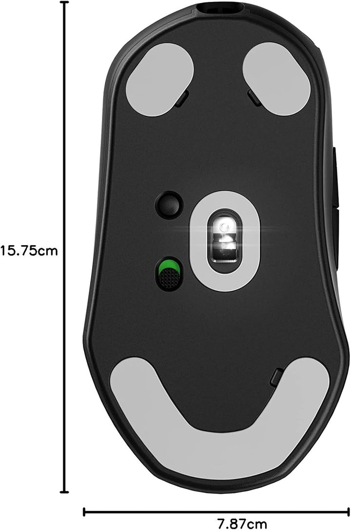 SteelSeries Prime Mini Wireless - Esports Leistung Kabellose Gaming-Maus - 100 Stunden Akkulaufzeit