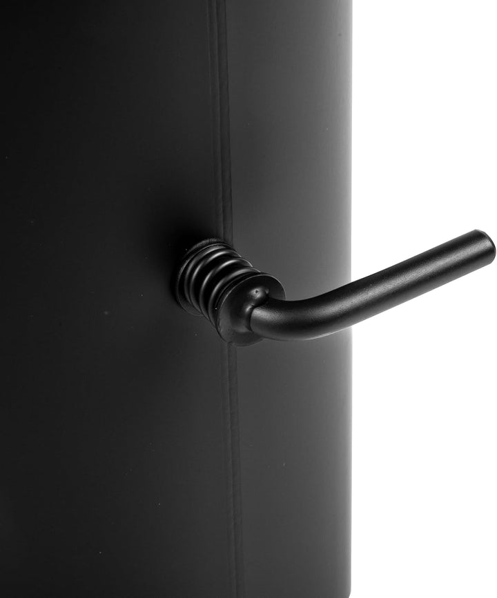 Ø 150 mm - Ofenrohr 50 cm mit Drosselklappe Schwarz Ofenrohr 50 cm mit Drosselklappe - Ø 150 mm