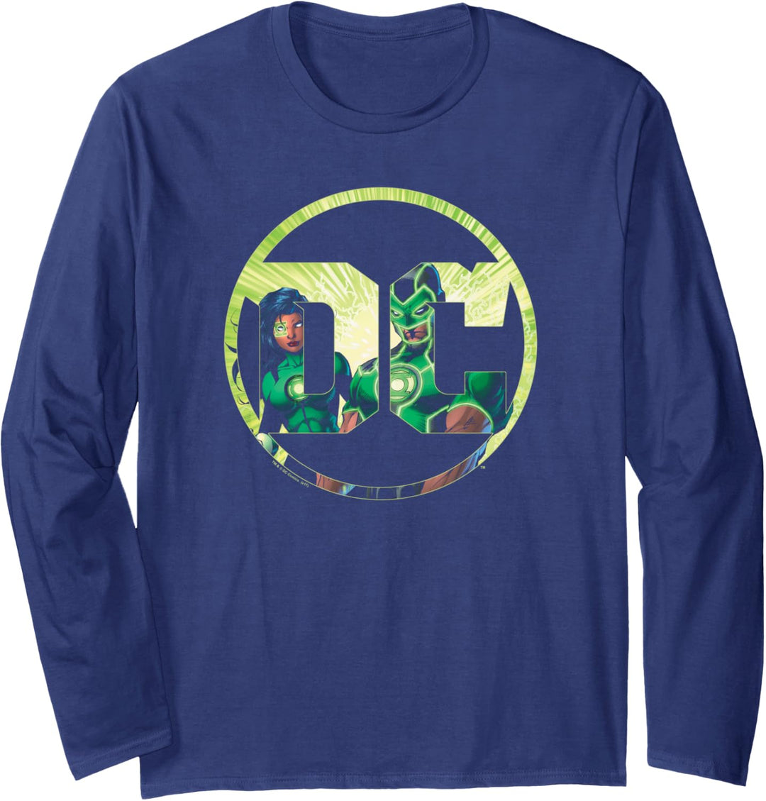 Green Lantern DC Comics Logo Langarmshirt