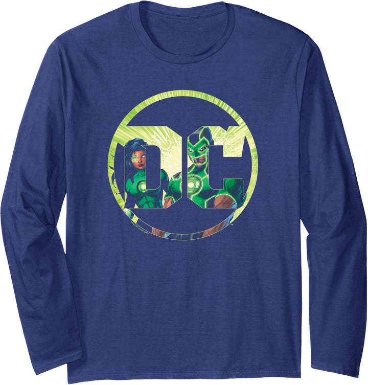 Green Lantern DC Comics Logo Langarmshirt