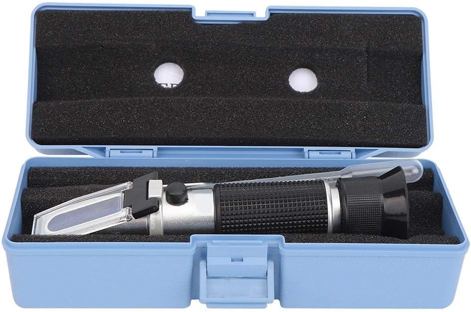 Konzentrationsprüfgerät, genaues Refraktometer, Brix-Messgerät, 0-32% Material Aluminium mit Tropfer