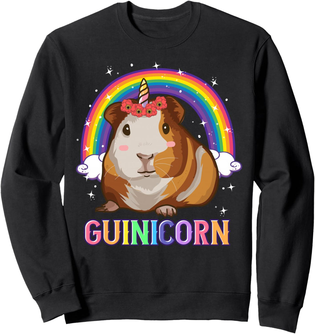 Meerschweinchen-Hemden für Mädchen, Meerschweinchen, Einhorn, Meerschweinchen Sweatshirt