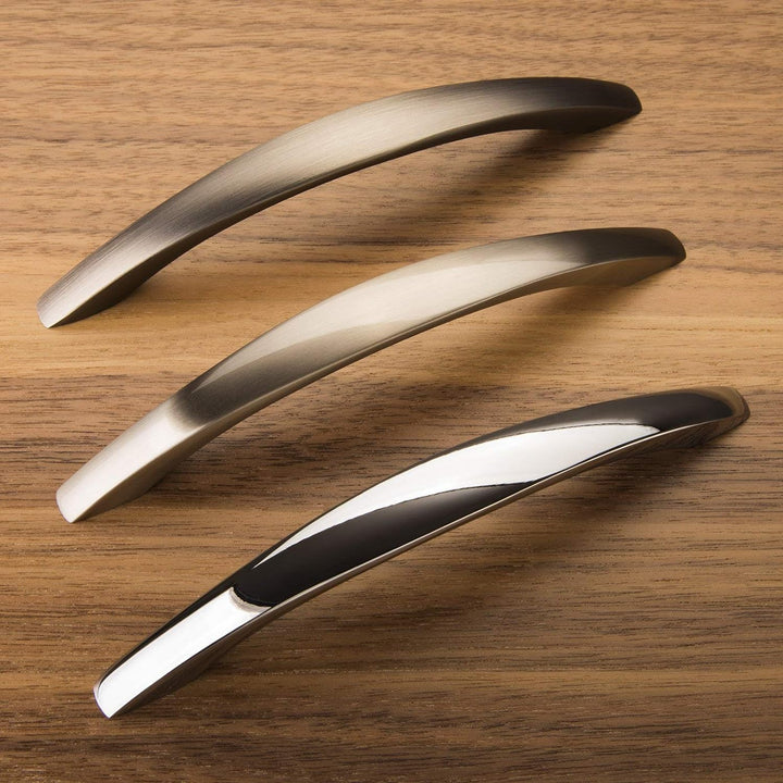 15 x SO-TECH® Möbelgriff Bügelgriff Bogengriff Deja BA 128 mm Edelstahloptik 15 x Finition acier ino