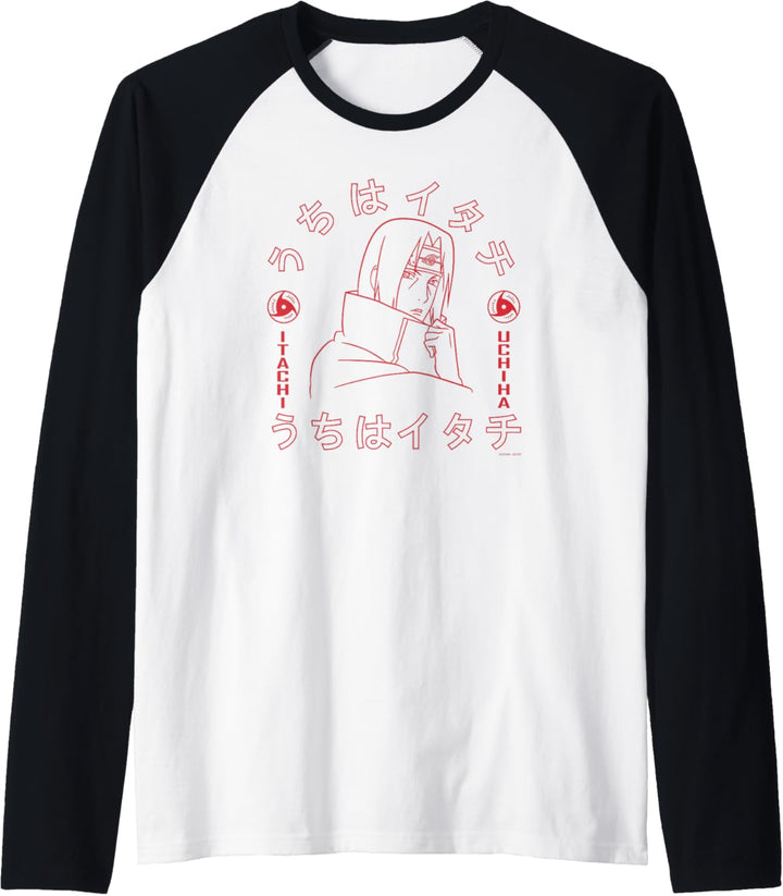 Naruto Shippuden Itachi des Sharingan Raglan