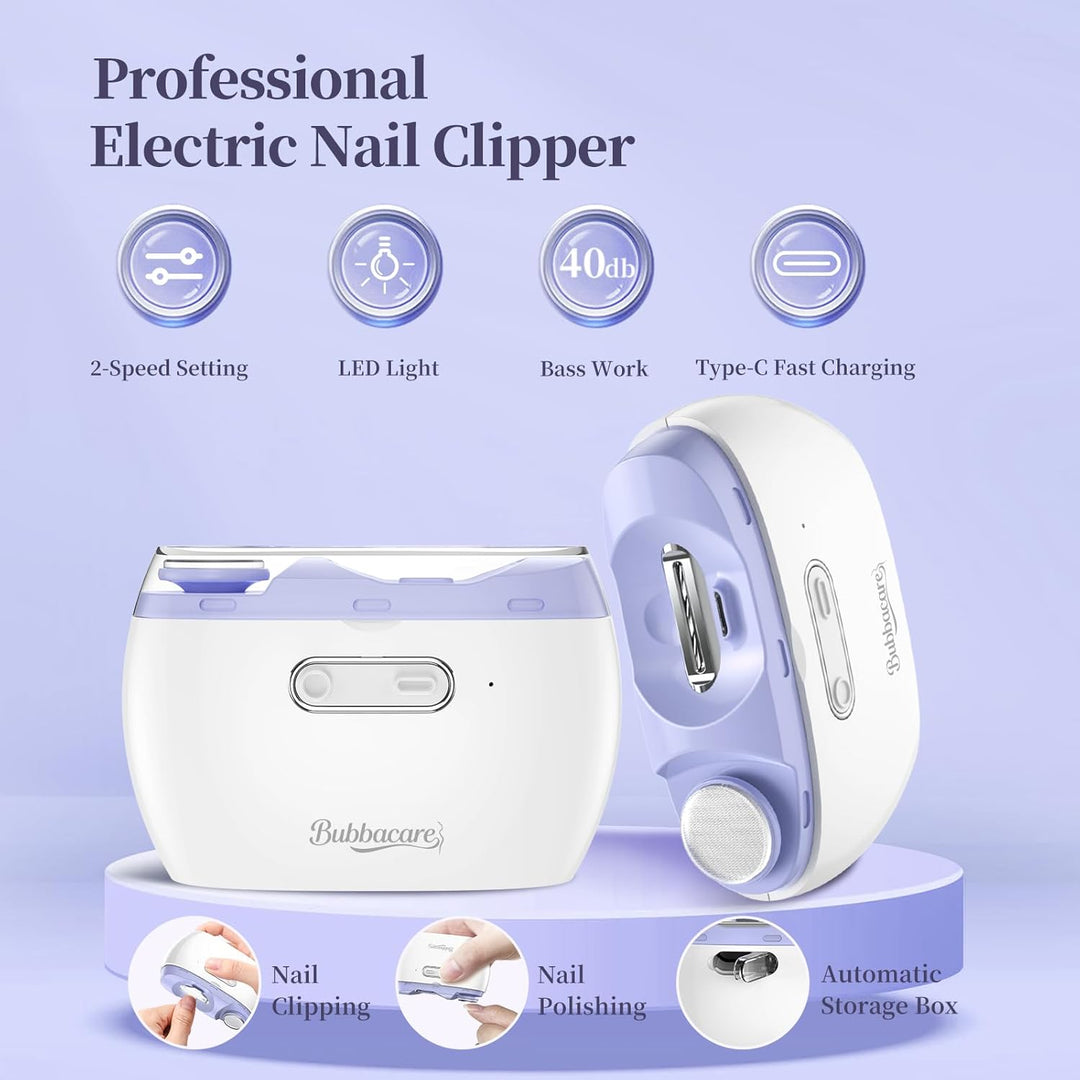 Elektrischer Nagelknipser, Elektrischer Nagelschneider Geeignet für Kinder, Erwachsene und Ältere, A