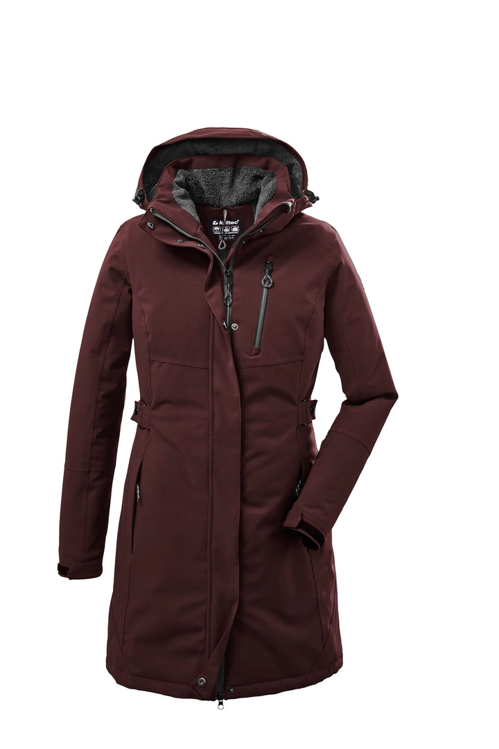 Killtec Damen Parka Funktionsparka mit abzippbarer Kapuze KOW 165 WMN PRK wasserdicht, Winddicht, at