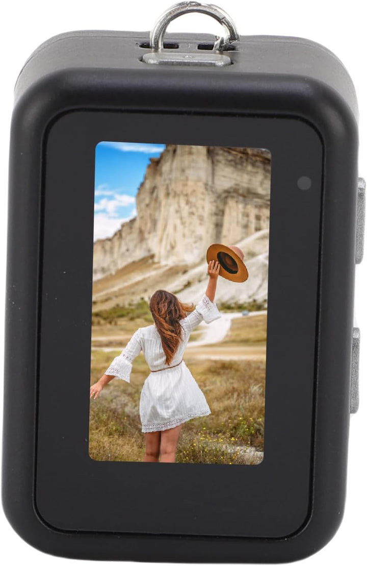 VBESTLIFE Tiny Keychain -Kamera, 1080p HD -Video 2MP Foto Tragbare Digitalkamera mit 0,96 Zoll Farbb