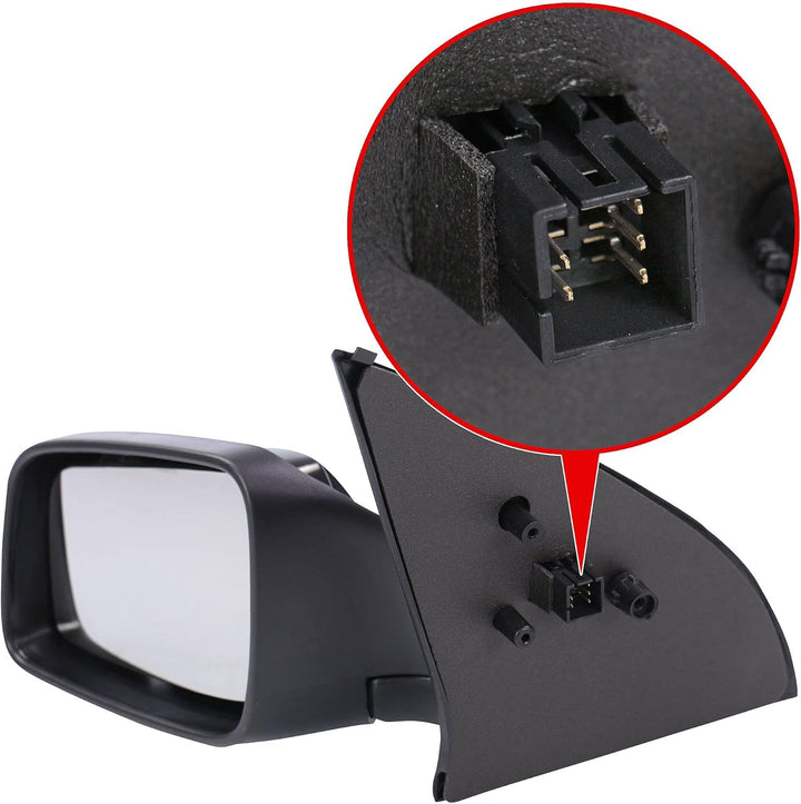 ATEC Germany 1x Elektrischer Aussenspiegel links beheizbar Seitenspiegel asphärisch Kompatibel mit O
