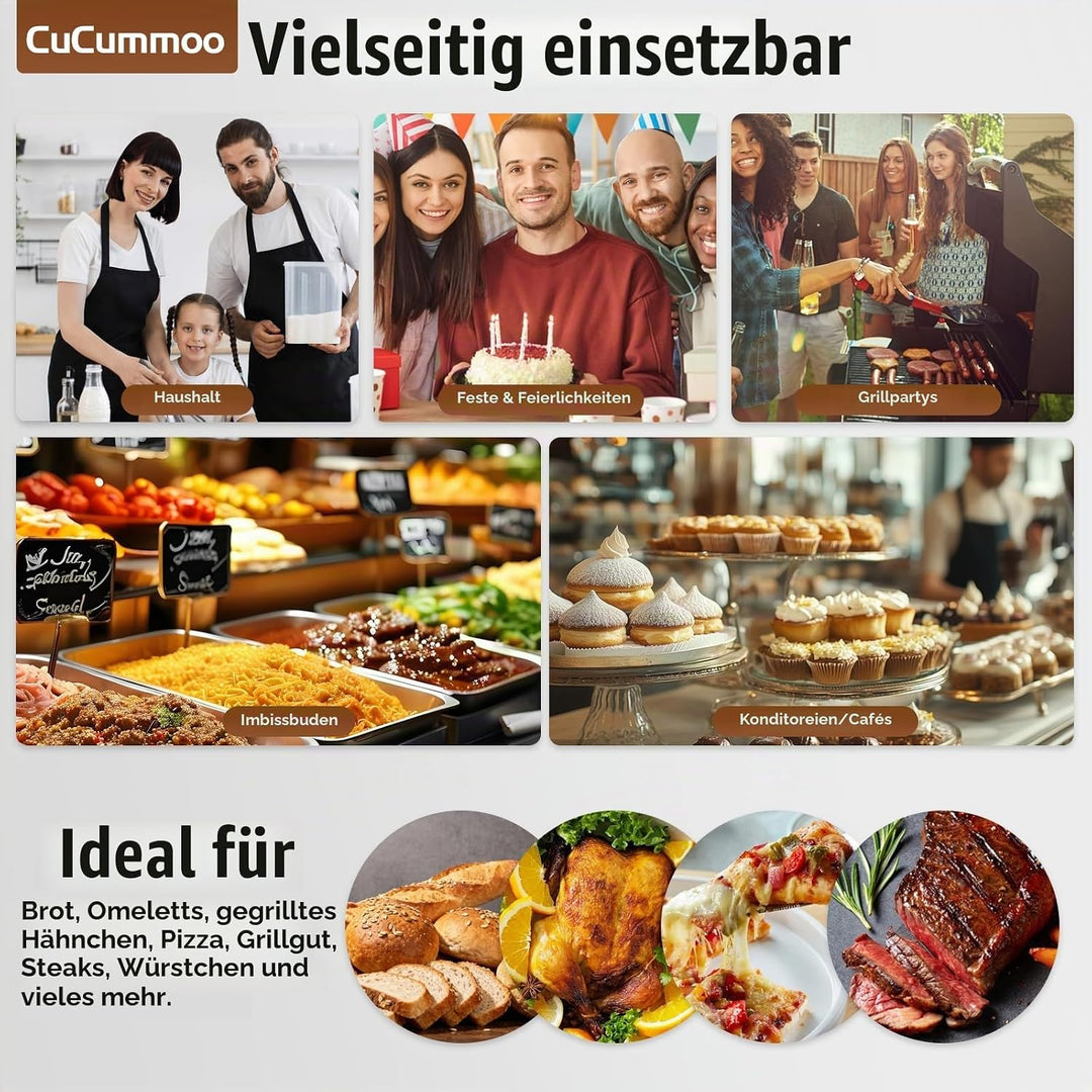 22 L Minibackofen, Mini Backofen mit Grillrost, Backblech vielseitiger Ofen mit einstellbarer Temper