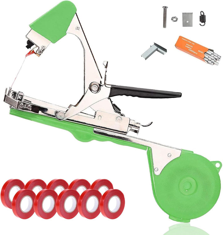 FISHTEC Bindezange – Gartenwerkzeug – zum Binden von Pflanzen, Zweigen, Weinen, Obstbäume, Gemüse, B