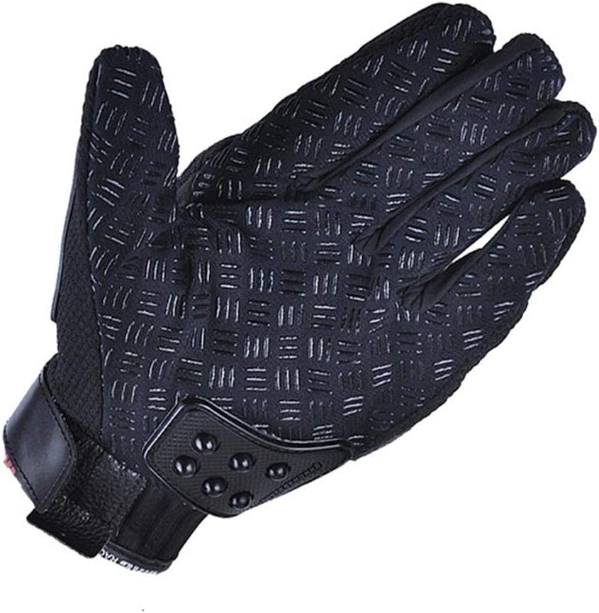 Baceyong Herren Winddicht Radfahren Rennen Anti Slip Vollfingerhandschuh Motorrad Skelett, Winter Vo
