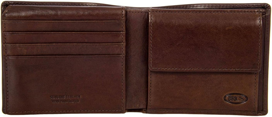 Bric's Monte Rosa Geldbörse RFID Leder 11,5 cm