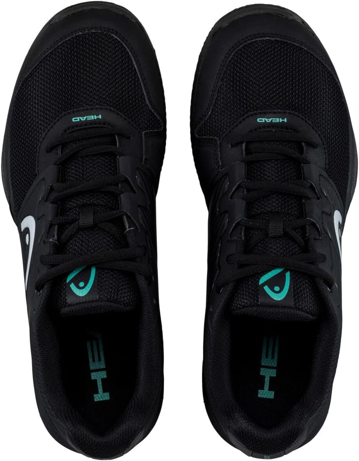 HEAD Herren Revolt Court MenTennisschuh 42 EU Schwarz Teal, 42 EU Schwarz Teal