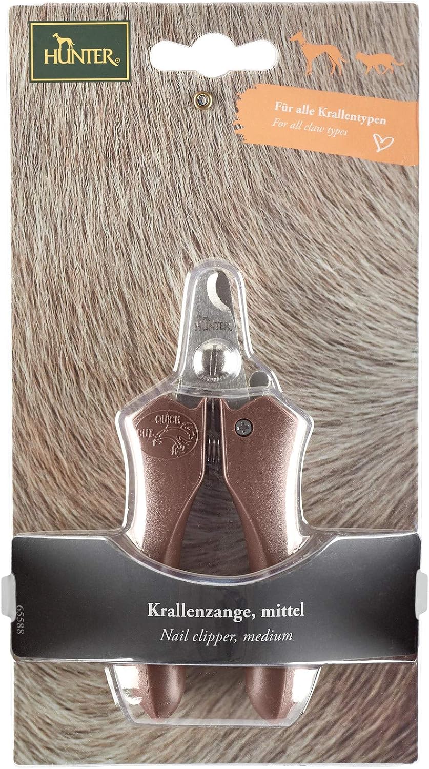 HUNTER SPA Krallenzange, für Hunde und Katzen, 12,5 x 5,0 cm, M, M