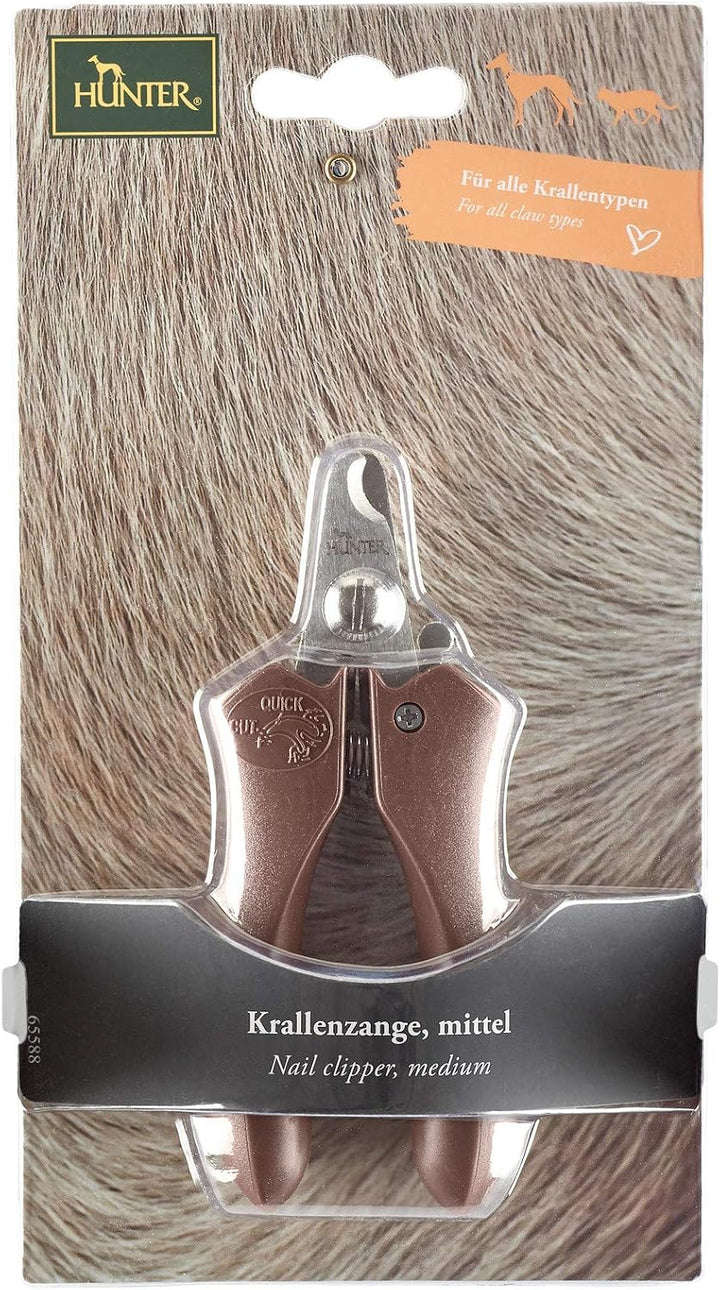 HUNTER SPA Krallenzange, für Hunde und Katzen, 12,5 x 5,0 cm, M, M