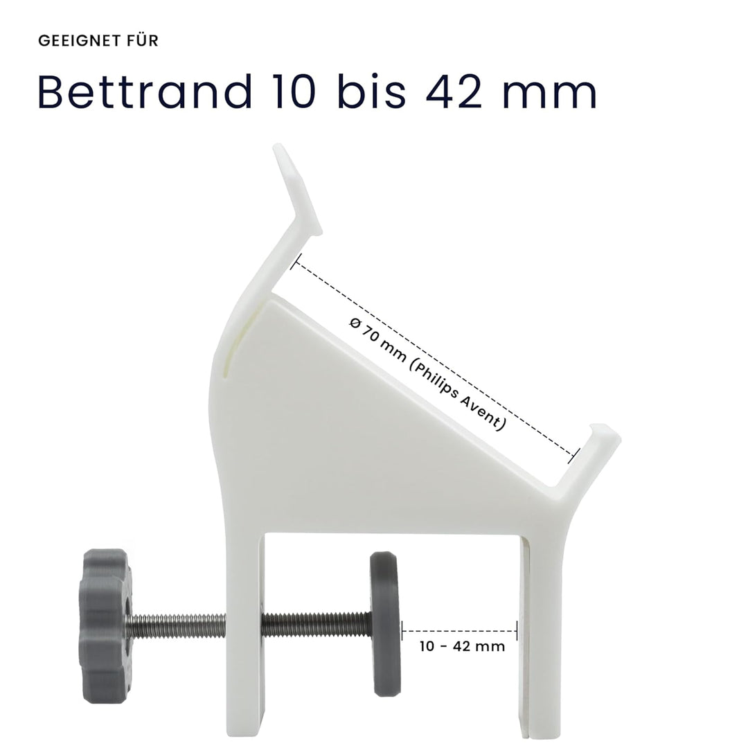 Halterung für Philips Avent Connected SCD923/26 - Halterung babyphone - Für Bettstangen von 15 bis 4