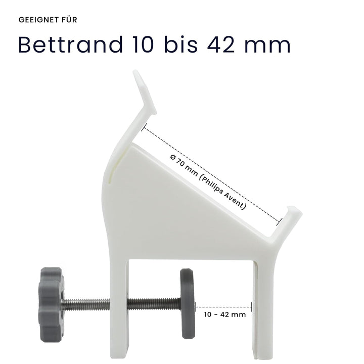 Halterung für Philips Avent Connected SCD923/26 - Halterung babyphone - Für Bettstangen von 15 bis 4