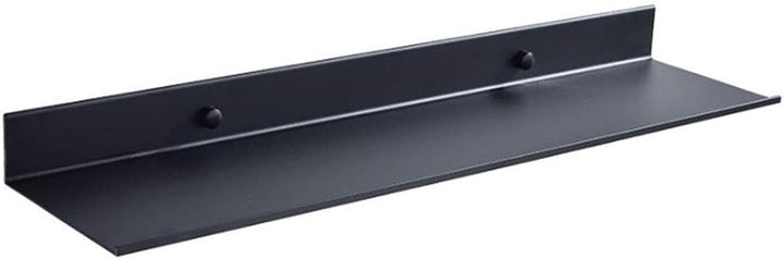 An der Wand Montiert Schwimmend Metall Regal, Schwarz Badezimmer Wandhalterung Platzeinsparung Rostf