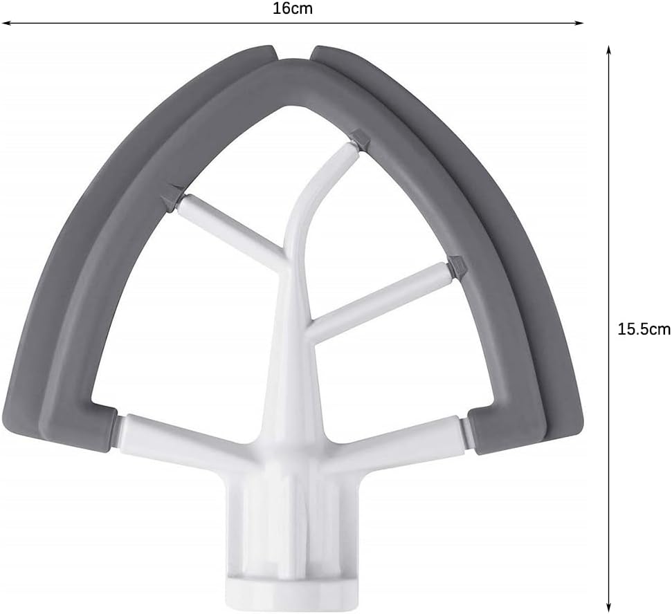Alnicov Beater mit Schaber für Bowl-Lift-Standmixer