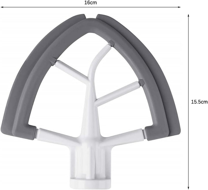 Alnicov Beater mit Schaber für Bowl-Lift-Standmixer