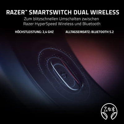 Razer Barracuda - Kabelloses Multiplattform-Headset für Gaming und Mobile Geräte (SmartSwitch Dual W