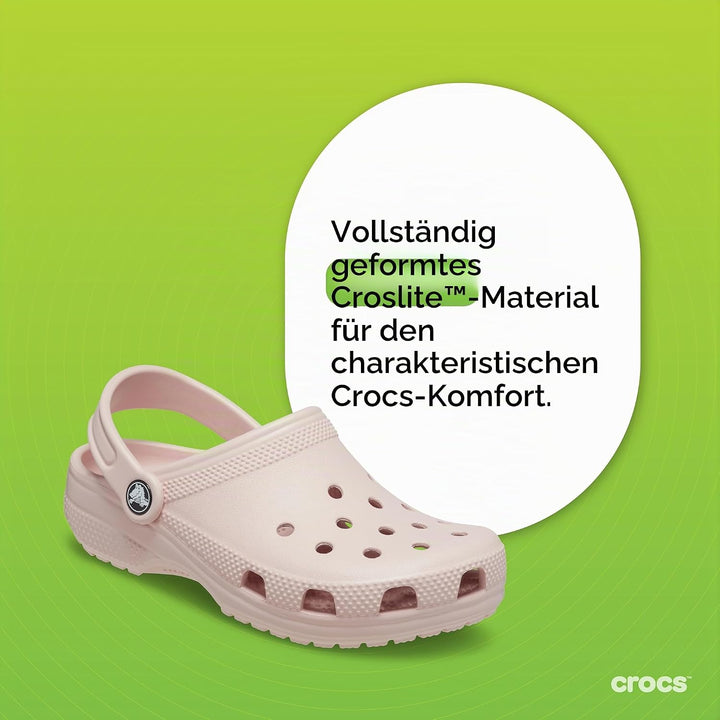 Crocs Unisex Classic ClogClog 38/39 EU Quartz, 38/39 EU Quartz