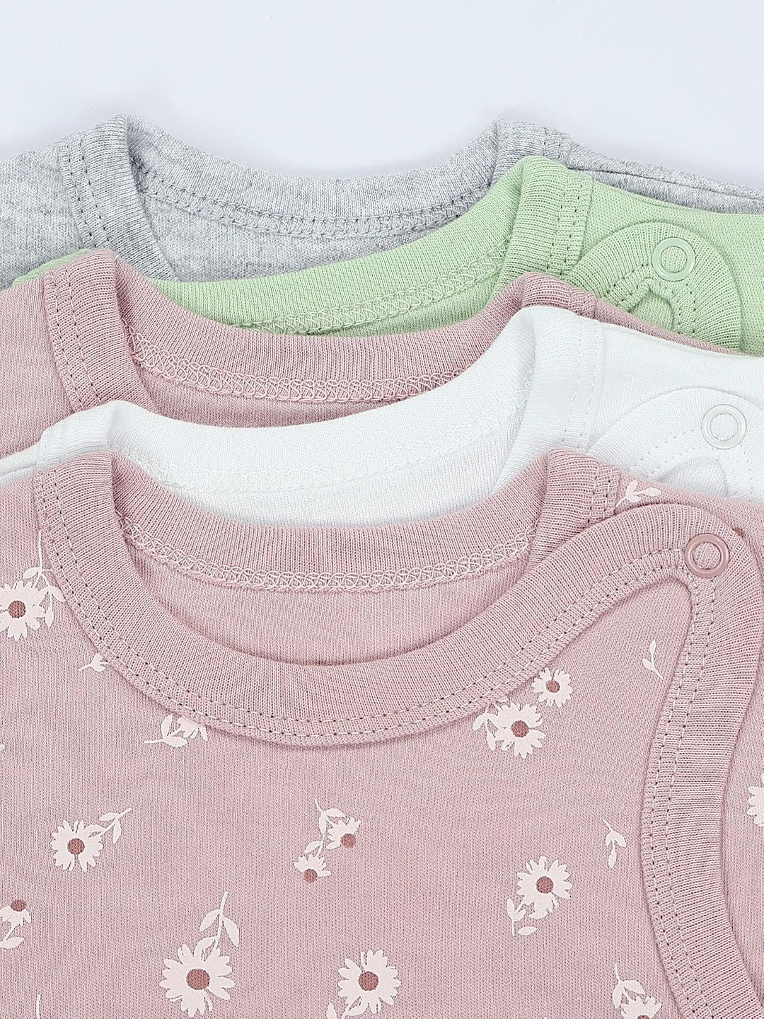 TupTam Baby Body Kurzarm 5er Pack – Wickelbody Body Baby aus Baumwolle für Jungen und Mädchen 50 Pin