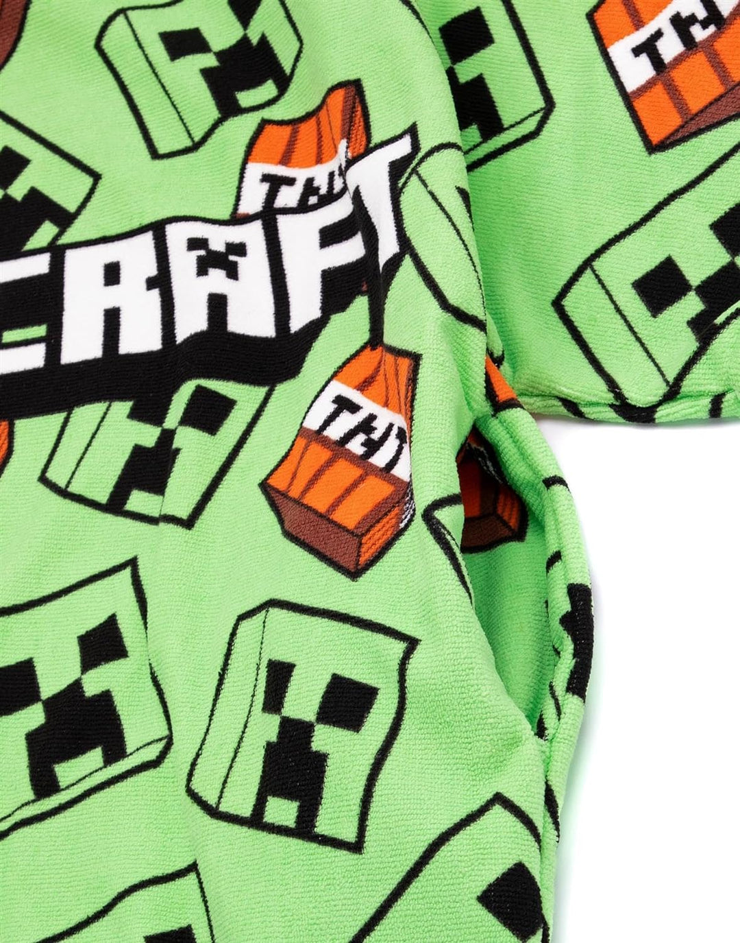 Minecraft Handtuch Poncho Kinder Teens | Mädchen Jungen Spiel Charaktere Creeper TNT Explosive Kinde