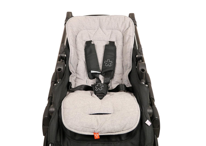 Kaiser 6537873 Sommer Komfortauflage, Kinderwagenauflage, Kinderwageneinlage Sitzauflage"Crown", lig