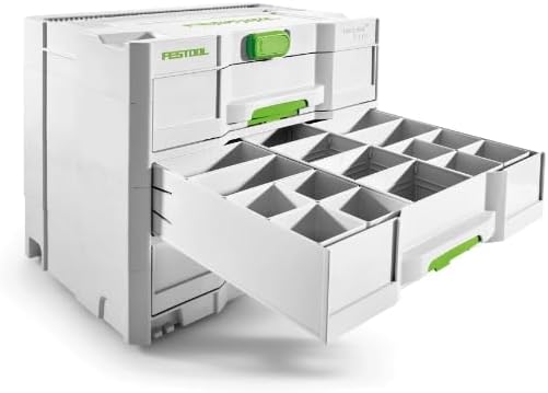 Festool Einsatzboxen Set 60x60/120x71 3xFT (mit Fachteiler, Sicherungspolster)