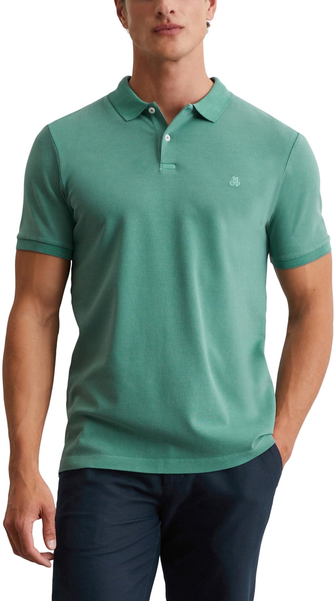Marc OߴPolo Herren Kurzarm-Poloshirt mit Knopfleiste Shaped Fit S 412, S 412