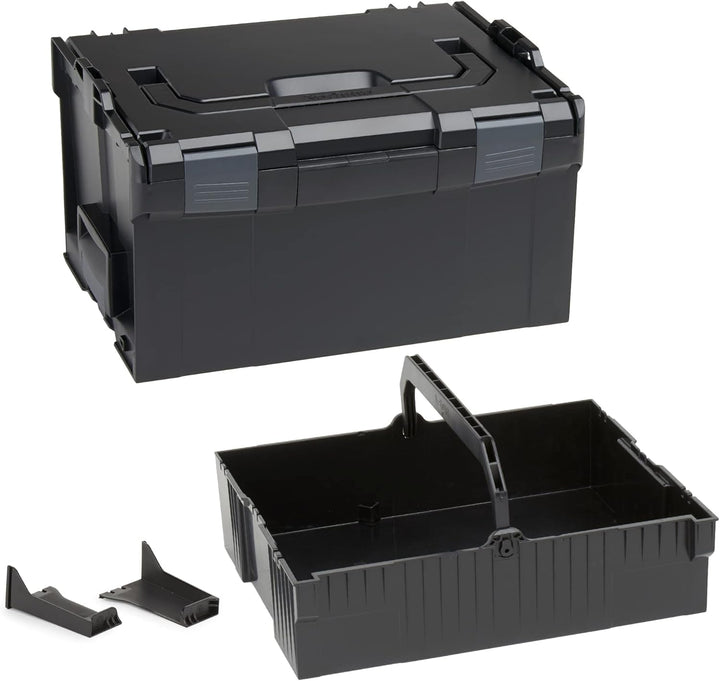 Bosch Sortimo L-BOXX 238 Grösse 3 schwarz | mit Einhängeeinsatz schwarz | Transportsystem Werkzeug |