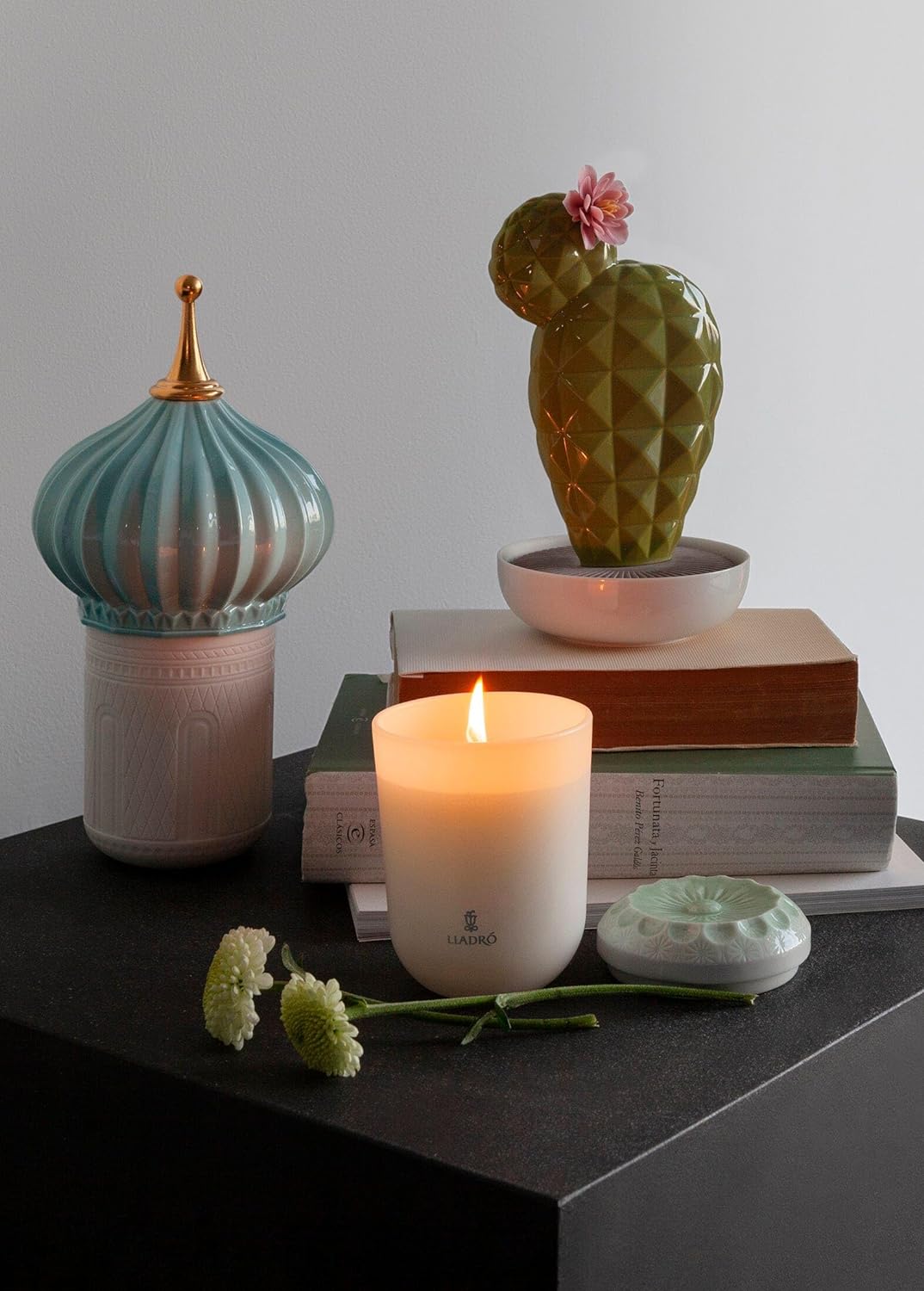 LLADRÓ Echoes Of Nature Candle. On The Prairie Scent. Kerze. Porzellan.