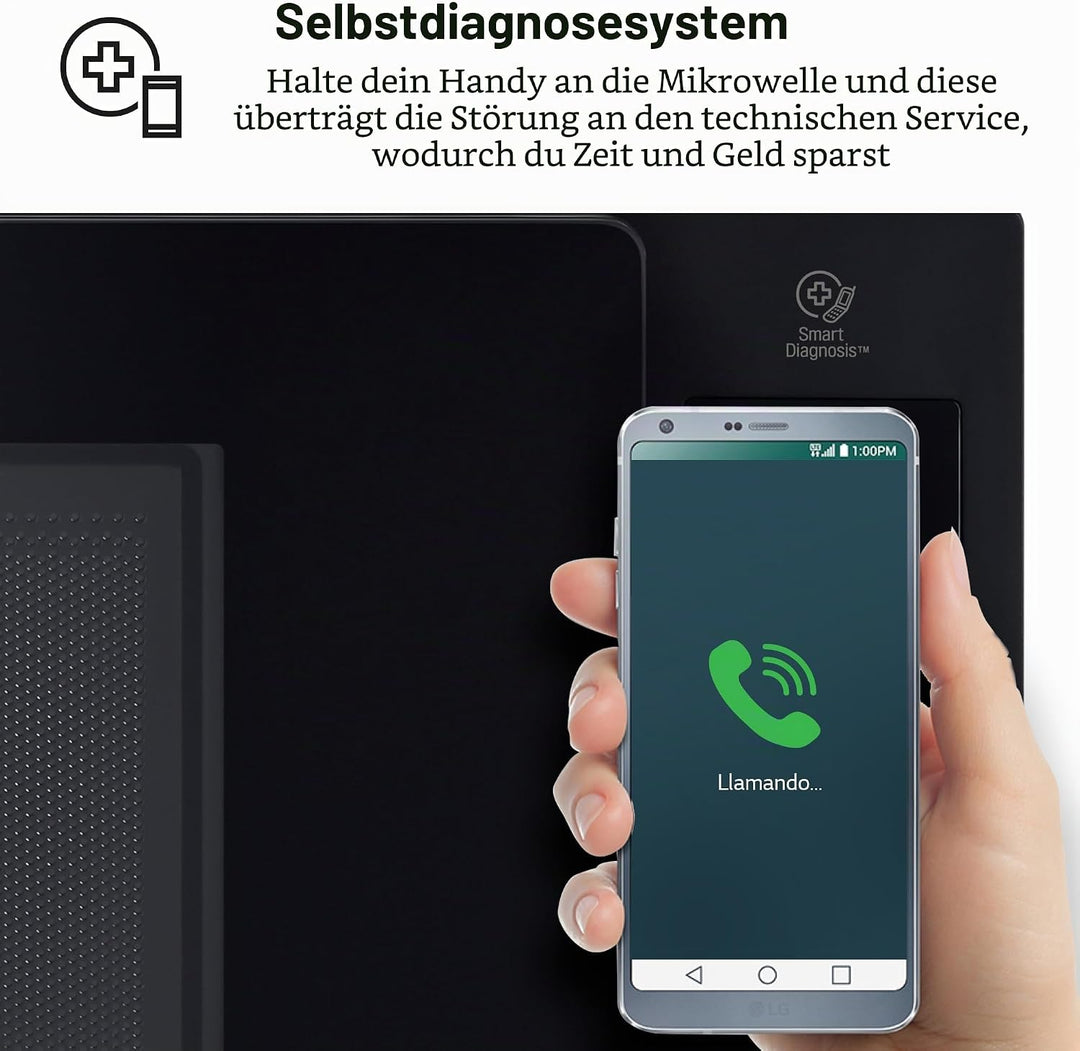 LG - Mikrowelle, Grill, Smart Inverter Schwarz