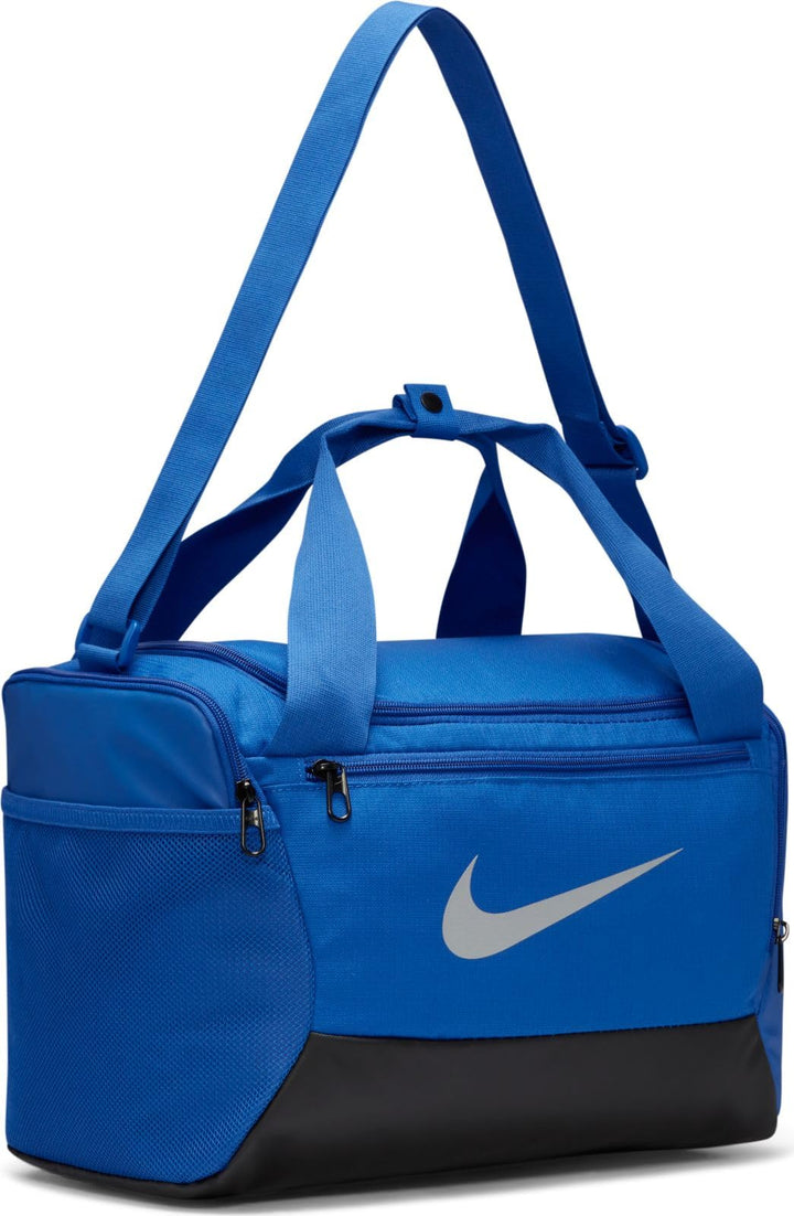 Nike Brasilia 9.5 Trainingstasche (XS, 25 l), DM3977 Game Royal/Black/Metallic Silv Einheitsgrösse,