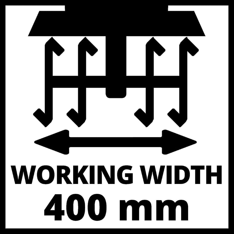 Einhell Elektro-Bodenhacke GC-RT 1440 M (1400 W, 40 cm Arbeitsbreite, 200 mm Arbeitstiefe, Reihensch