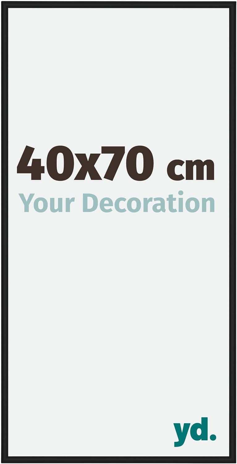 yd. Your Decoration - Bilderrahmen 40x70 cm - Bilderrahmen aus Aluminium mit Acrylglas - Antireflex