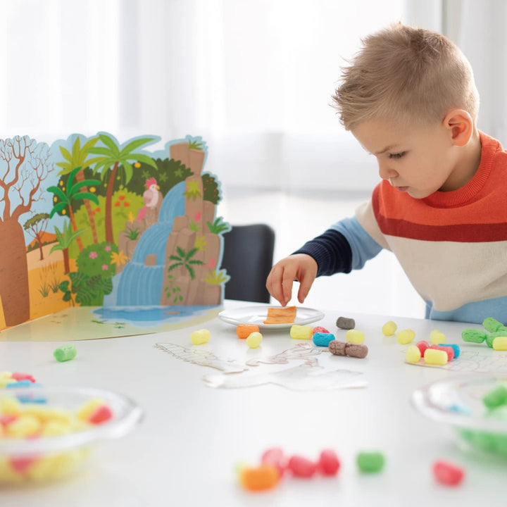 PlayMais WORLD Jungle Bastel-Set für Kinder ab 3 Jahren | Circa 1000, Vorlagen & Anleitungen zum Bas