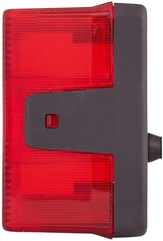 HELLA - Heckleuchte - Glühlampe - 24/12V - Anbau - Lichtscheibenfarbe: rot/gelb - Stecker: Flachstec