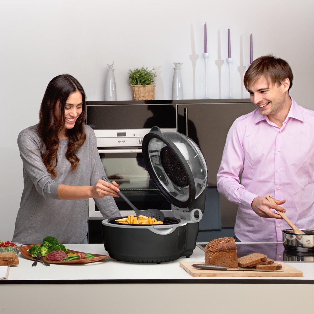 Klarstein VitAir Heissluftfritteuse Fritteuse, 1400 Watt, fett-frei Frittieren + Backen + Grillen +