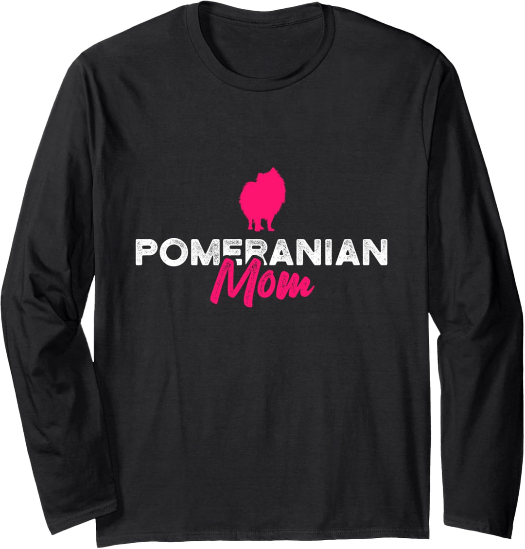 Pomeranian Mom Zwergspitz Langarmshirt
