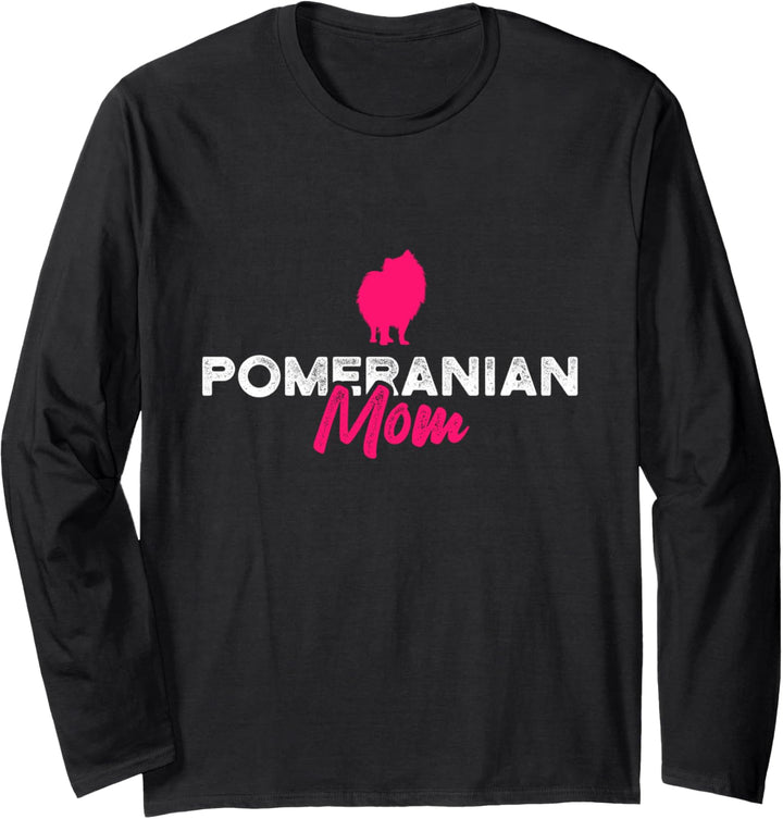 Pomeranian Mom Zwergspitz Langarmshirt
